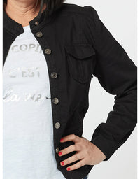 Maggie Denim Jacket Black