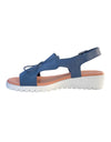 Malika Sandals Navy/White