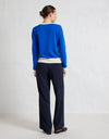 The gorgeous Mandy Splice Sweater, from Alessandra Cashmere.