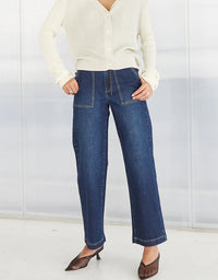 Marfa Denim Trousers Paris Blue