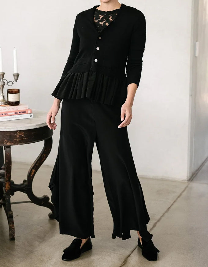 McGehee Silk Pants Navy