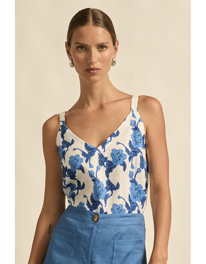 Memo Top Azure Bouquet
