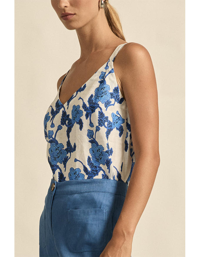 Memo Top Azure Bouquet