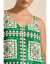 Memo Top - Parrot Scarf