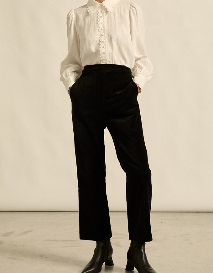 Meridian Pant Black Velvet