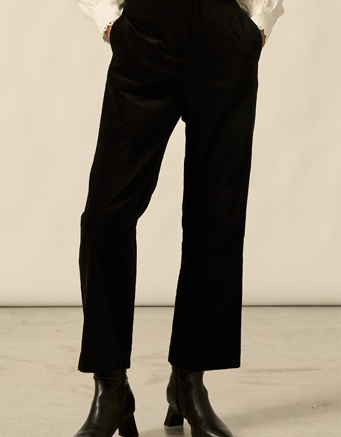 Meridian Pant Black Velvet