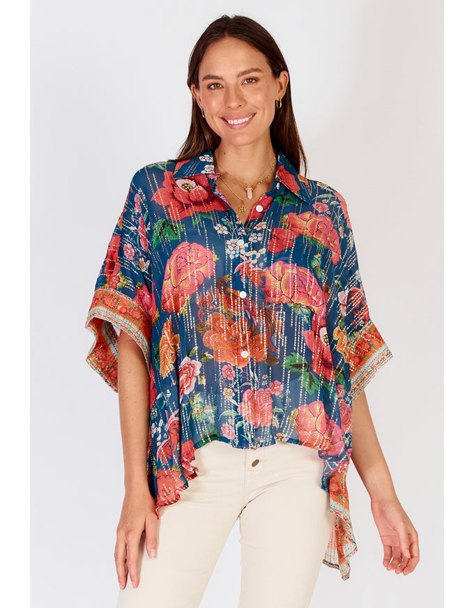 Mexican Flower Shirt Multi