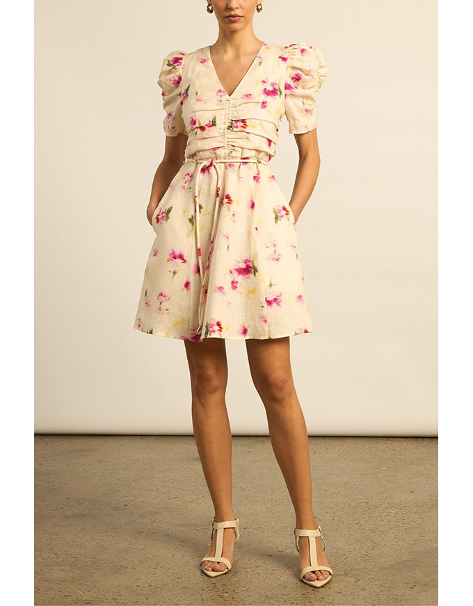 Mirage Dress Watercolour Bloom