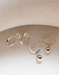 Misty Earrings Silver E6945