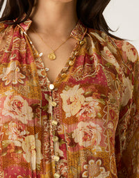 Morgan Print Blouse