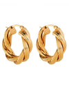 Glamour Hoop Earring Gold