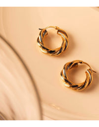 Glamour Hoop Earring Gold