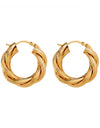 Glamour Hoop Earring Gold