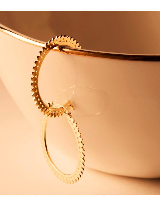 Radiance Hoop Earring Gold