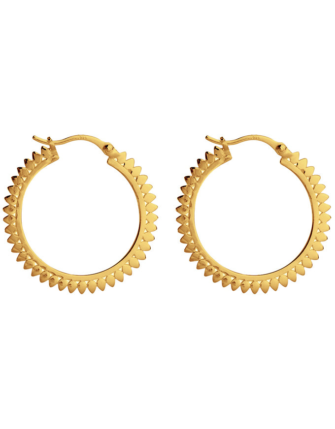 Radiance Hoop Earring Gold