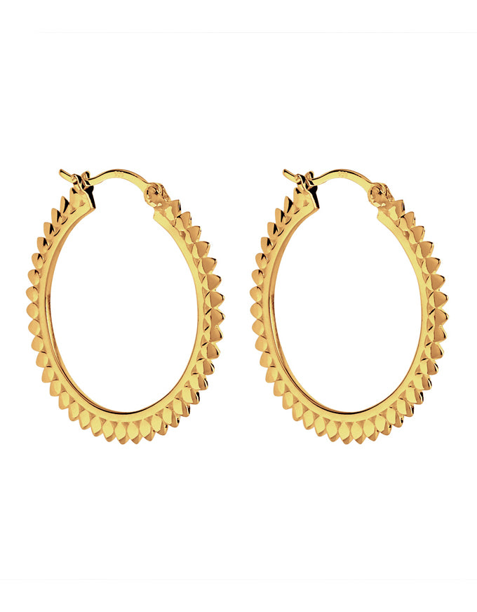 Radiance Hoop Earring Gold