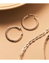 Radiance Hoop Earring Silver