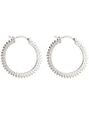 Radiance Hoop Earring Silver