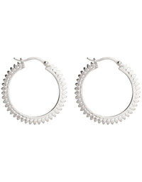 Radiance Hoop Earring Silver