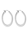 Radiance Hoop Earring Silver