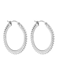 Radiance Hoop Earring Silver