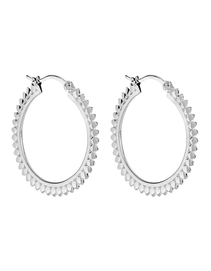 Radiance Hoop Earring Silver