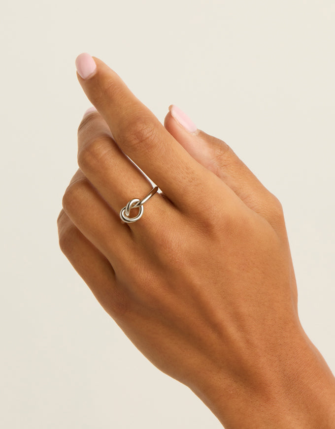 Nature's Knot Silver Ring