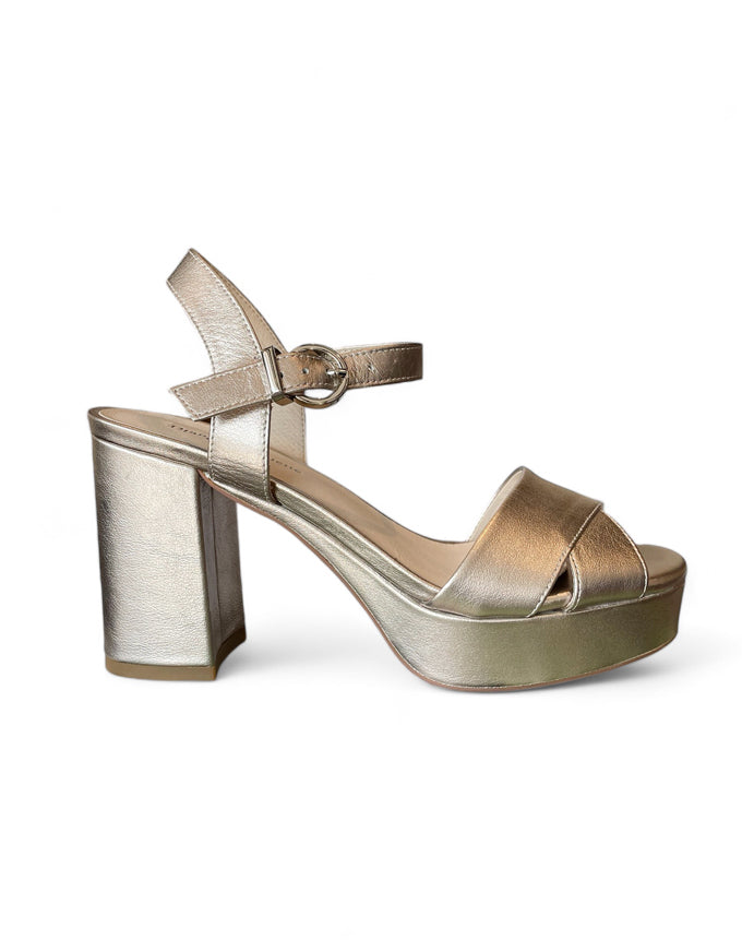 Onlee Platino Leather Heels