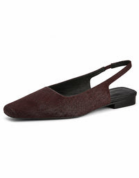 Othentic Flats Burgundy Pony