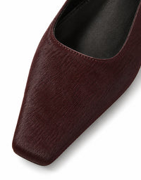 Othentic Flats Burgundy Pony