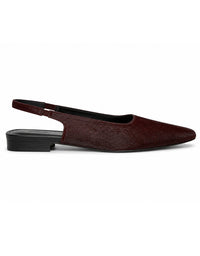 Othentic Flats Burgundy Pony
