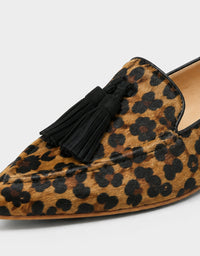 Palace Flats Leopard/Black Pony