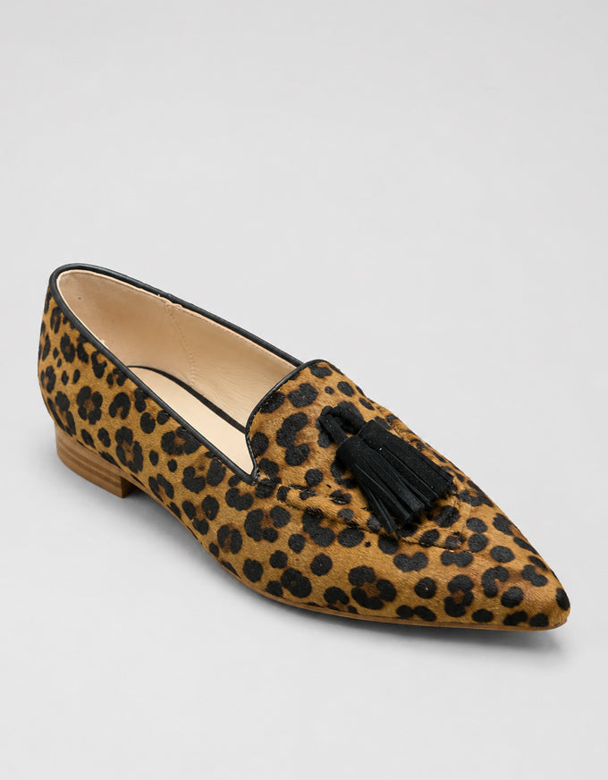 Palace Flats Leopard/Black Pony