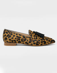 Palace Flats Leopard/Black Pony