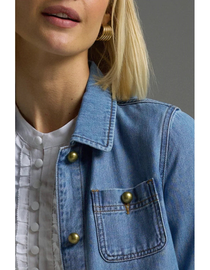 Palpable Jacket Light Washed Denim