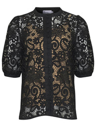 Parade Top Black Lace