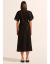 Pavillion Dress Black Linen by Zoe Kratzmann