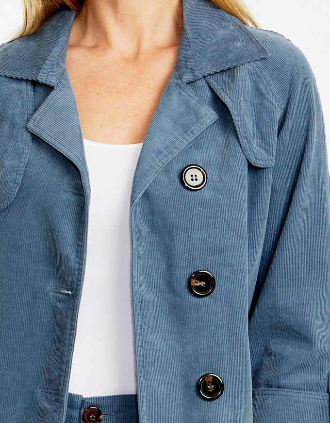 The Cord Jacket in Denim, from Ping Pong. 
