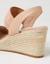 PIVEY Wedges Coffee/Natural Rope