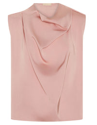 Innes Tie Neck Top Pink