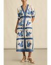 Portrait Dress Azure Collage