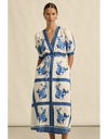 Portrait Dress Azure Collage