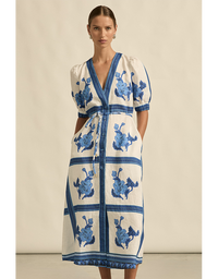 Portrait Dress Azure Collage