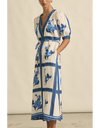 Portrait Dress Azure Collage