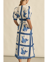 Portrait Dress Azure Collage