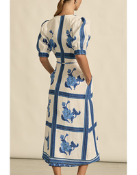 Portrait Dress Azure Collage
