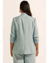 Prevail Jacket Aquamarine Linen