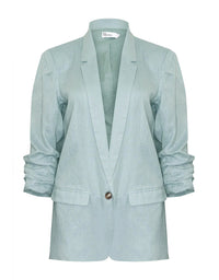 Prevail Jacket Aquamarine Linen