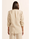 Prevail Jacket Pebble Linen