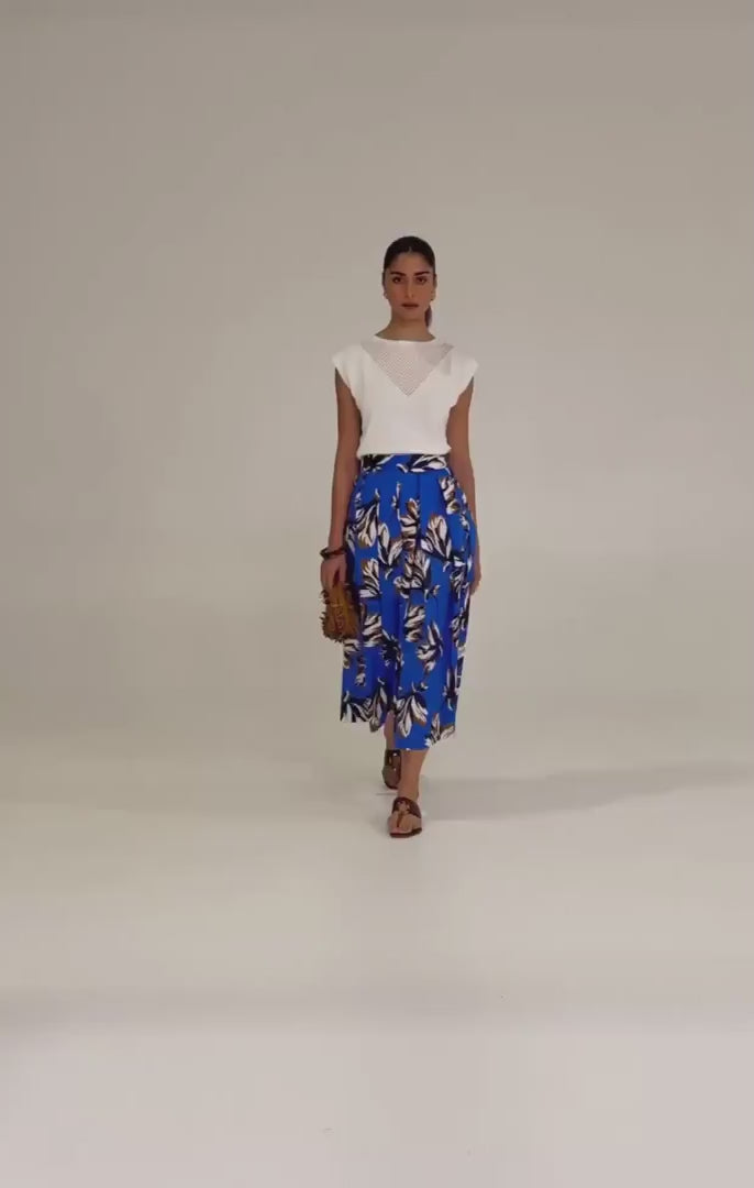 Chloe Knit Top - White - Australian Made